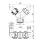 Alcadrain Accessoires - Coude double G1" avec clapet anti-retour P148Z