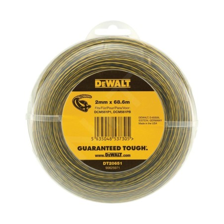 DeWALT Accessoires - Bobine de fil 2 mm x 68,6 m pour coupe bordures DT20651