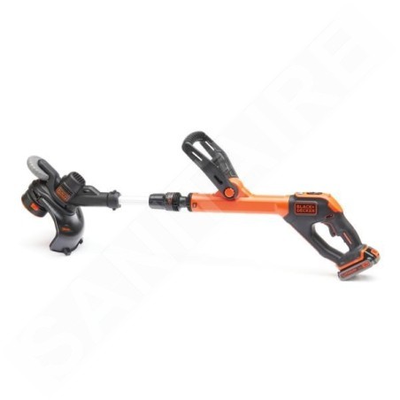 BLACK+DECKER Outils de jardinage - Coupe-bordure sans fil 18V, largeur de coupe 28 cm, 1 batterie 2.0 Ah Li-ion, chargeur
