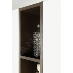 Sapho Espace - Armoire à étagères ouverte 200x1720x320 mm, pin rustique ESC100-1616
