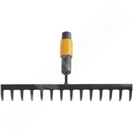FISKARS Outils de jardinage - Râteau à feuilles, QuikFit, sans manche 1000653