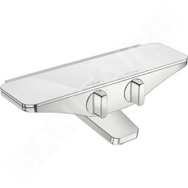 Hansa Emotion - Mitigeur thermostatique de baignoire, blanc/ chrome 5864217182