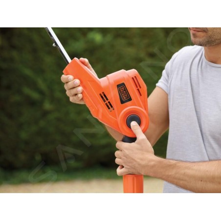 BLACK+DECKER Outils de jardinage - Taille-haie télescopique 51 cm, 550 W PH5551-QS