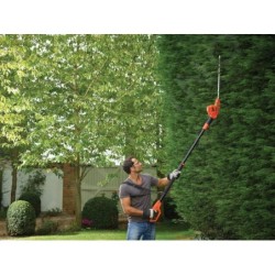 BLACK+DECKER Outils de jardinage - Taille-haie télescopique 51 cm, 550 W PH5551-QS