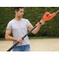 BLACK+DECKER Outils de jardinage - Taille-haie télescopique 51 cm, 550 W PH5551-QS