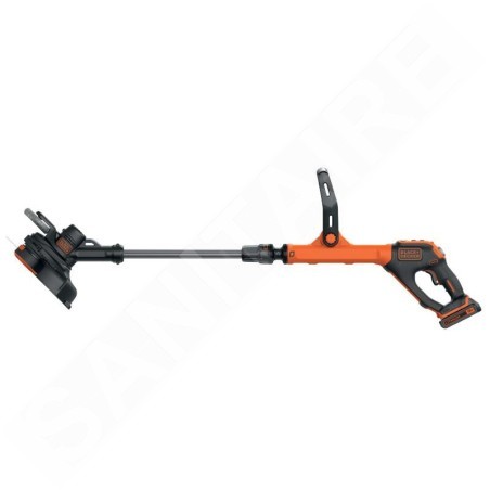 BLACK+DECKER Outils de jardinage - Coupe-bordure sans fil 18V, largeur de coupe 28 cm, 1 batterie 2.0 Ah Li-ion, chargeur