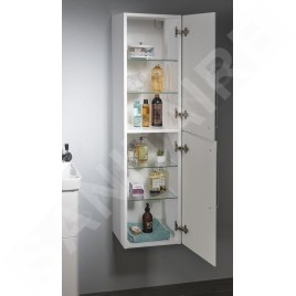 Sapho Theia - Armoire 350x1400x300 mm, 2 portes, blanc TH350-3030