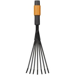 FISKARS Outils de jardinage - Râteau à feuilles, QuikFit, sans manche 1001412