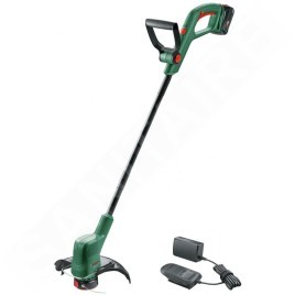 Bosch Outils de jardinage - Coupe-bordure sans fil 18V, largeur de coupe 23 cm, 1 batterie 2,0 Ah Li-ion, chargeur 06008C1A03