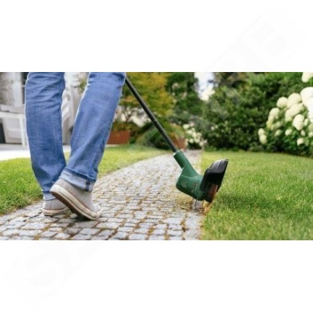Bosch Outils de jardinage - Coupe-bordure sans fil 18V, largeur de coupe 23 cm, 1 batterie 2,0 Ah Li-ion, chargeur 06008C1A03