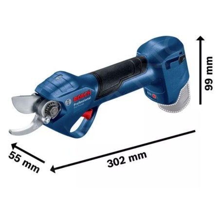 Bosch Outils de jardinage - Sécateur sans fil 12V, 2 batteries 3.0 Ah, chargeur 06019K1021