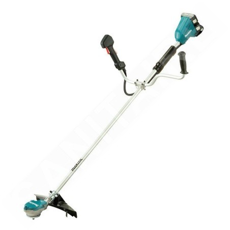 Makita Outillage motorisé de jardin - Débroussailleuse sans fil 18V, largeur de coupe 35 cm, 2 batteries 5,0 Ah, chargeur