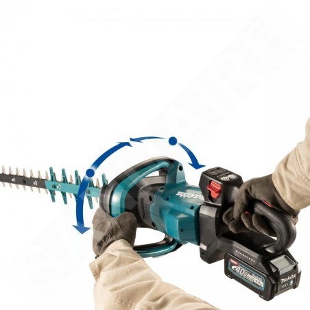 Makita Outillage motorisé de jardin - taille-haie 75 cm sans fil 40 V, 2 batteries 4.0 Ah, chargeur UH005GM201