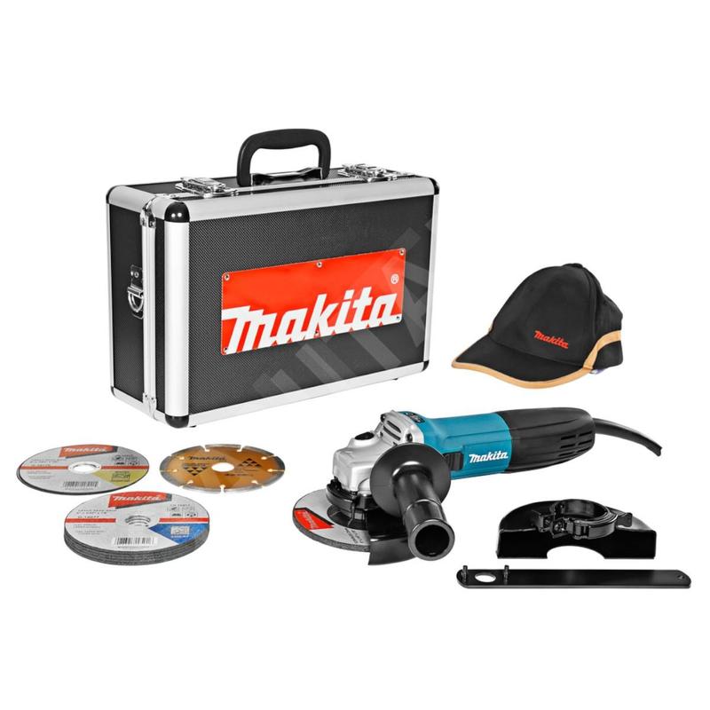 Makita Outillage - Meuleuse d'angle 125 mm, 720 W, avec accessoires GA5030RSP2