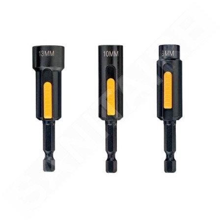 DeWALT Accessoires - Jeu de 3 douilles EXTREME IMPACT DT7460