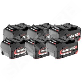 Metabo Accessoires - Batterie Li-Power 18 V 5,2 Ah, 6 pièces 625152000