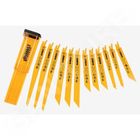 DeWALT Accessoires - Coffret de lames pour scie sabre DT2445