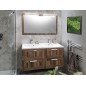 Sapho Amia - Meuble double évier 1195x600x450 mm, chêne Collingwood AM120-1919