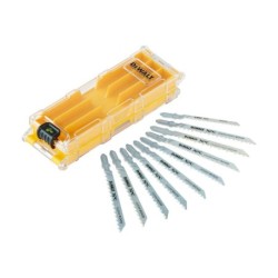 DeWALT Accessoires - Set de 10 lames de scie sauteuse pour le bois DT2296