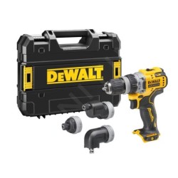 DeWALT Outillage - Perceuse AKU 12V 4en1, sans batterie ni chargeur DCD703NT