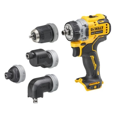 DeWALT Outillage - Perceuse AKU 12V 4en1, sans batterie ni chargeur DCD703NT
