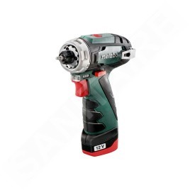 Metabo Outillage - Tournevis de perçage AKU 12V, 2x batterie 2 Ah, chargeur 600080500