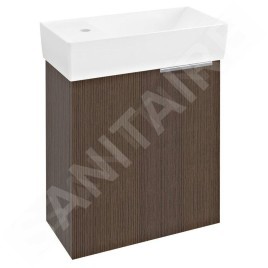 Sapho Latus - Meuble lavabo 440x500x220 mm, pin rustique LT090-1616