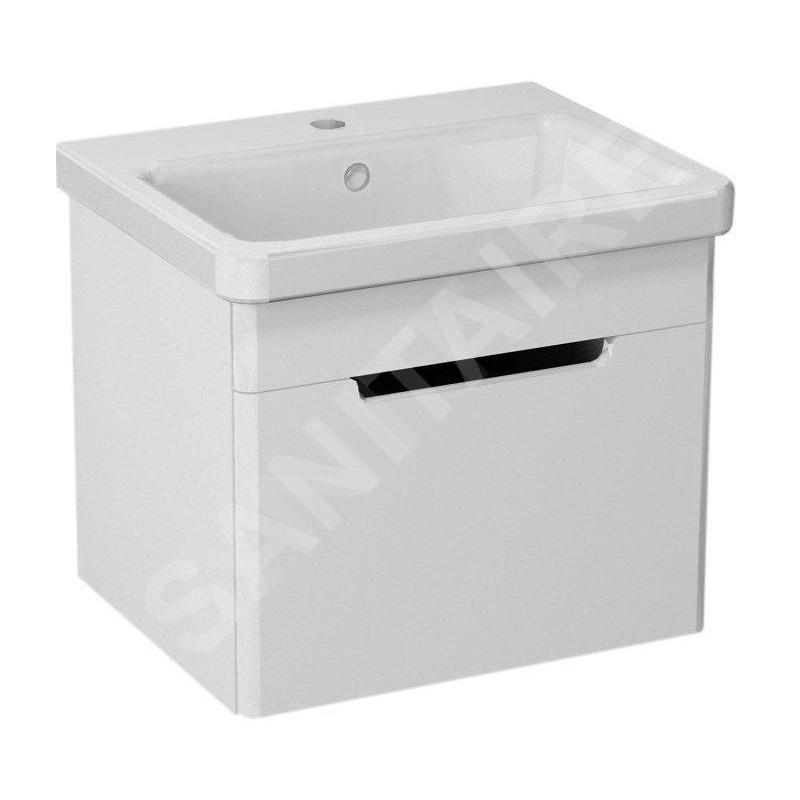 Sapho Ella - Meuble lavabo 465x390x385 mm, 1 tiroir, blanc EL050-3030
