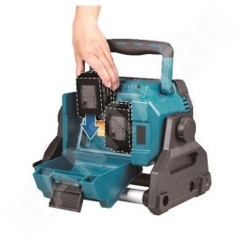 Makita Accessoires - Lampe de chantier LED, marche sur secteur ou sur accu LXT DEADML809