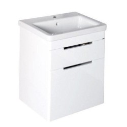 Sapho Ella - Meuble-vasque 464x650x380 mm, 2 tiroirs, blanc EL052-3030