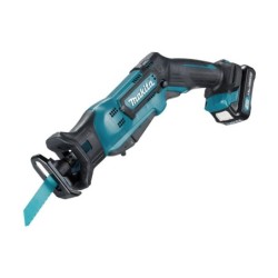 Makita Outillage - Scie sabre sans fil 12V, 2 batteries 2,0 Ah, chargeur JR103DSAE