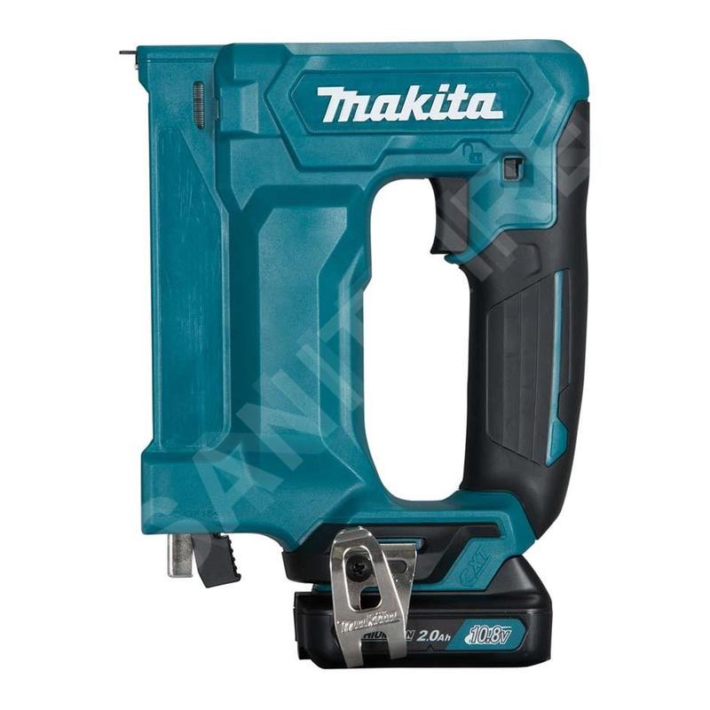 Makita Outillage - Agrafeuse sans fil 12V 10 mm, 2 batteries 2,0 Ah, chargeur ST113DSAJ