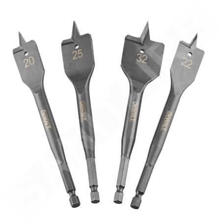 DeWALT Accessoires - Set de forets à bois plats 4 pièces DT4797