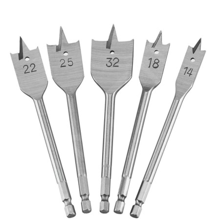DeWALT Accessoires - Set de forets à bois plats 5 pièces DT4798
