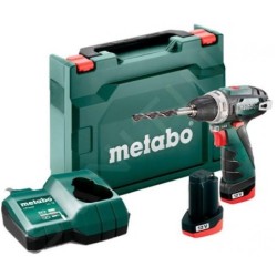 Metabo Outillage - Tournevis de perçage AKU 12V, 2x batterie 2 Ah, chargeur 600984500