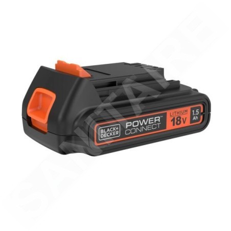 BLACK+DECKER Accessoires - Batterie 18V Li-Ion 1,5 Ah BL1518-XJ