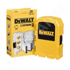 DeWALT Accessoires - Set de forets à métaux Extreme 2 HSS-G 29 pièces DT7926