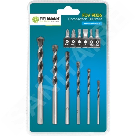 Fieldmann Accessoires - FDV 9006 Set de 12 forets et embouts 50001374
