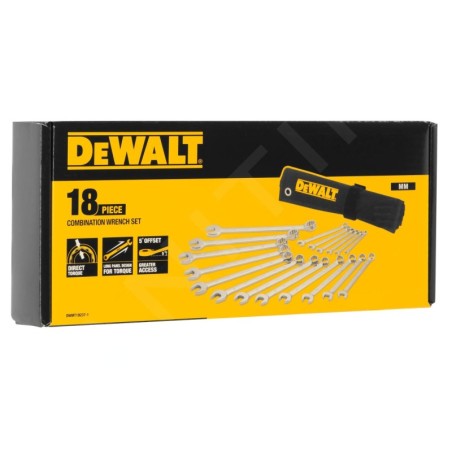 DeWALT Outillage - Jeu de clés mixtes 18 pièces DWMT19237-1