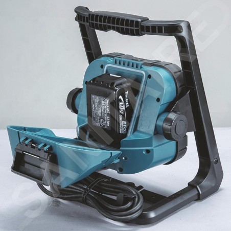 Makita Accessoires - Lampe de chantier LED, alimentation sur secteur ou batterie LXT DML805