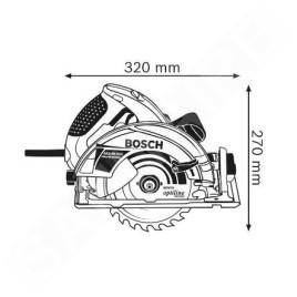 Bosch Outillage - Scie circulaire 190 mm, 1800 W 0601668900