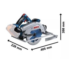 Bosch Outillage - Scie circulaire 18 V, sans batterie ni chargeur 06016B5100