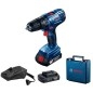 Bosch Outillage - Perceuse-visseuse à percussion sans fil 18V, 2 batteries Li-Ion 2,0 Ah, chargeur 06019F8307