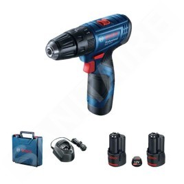 Bosch Outillage - Perceuse-visseuse à percussion sans fil 12V, 2 batteries Li-Ion 2,0 Ah, chargeur 06019G8100