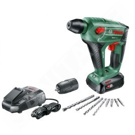 Bosch Outillage - Perforateur sans fil 18V, 1 batterie 2,5 Ah, chargeur 060395230F