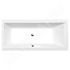 Polysan Baignoires - Baignoire rectangulaire CLEO, 1600 x 750 x 480 mm, blanc 93611