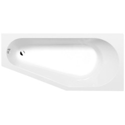 Polysan Baignoires - Baignoire asymétrique Tigra R, 1700 x 800 x 460 mm, blanc 90611