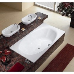 Kaldewei Avantgarde - Baignoire Ellipso Duo 230, 1900x1000 mm, antidérapante sur toute la surface, effet Perl, blanc