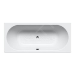 Kaldewei Ambiente - Baignoire rectangulaire Classic Duo 114, 1900x900 mm, antidérapante sur toute la largeur, blanche