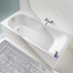 Kaldewei Advantage - Baignoire rectangulaire Saniform Plus 372-1, 1600x750 mm, antidérapante, blanche 112530000001